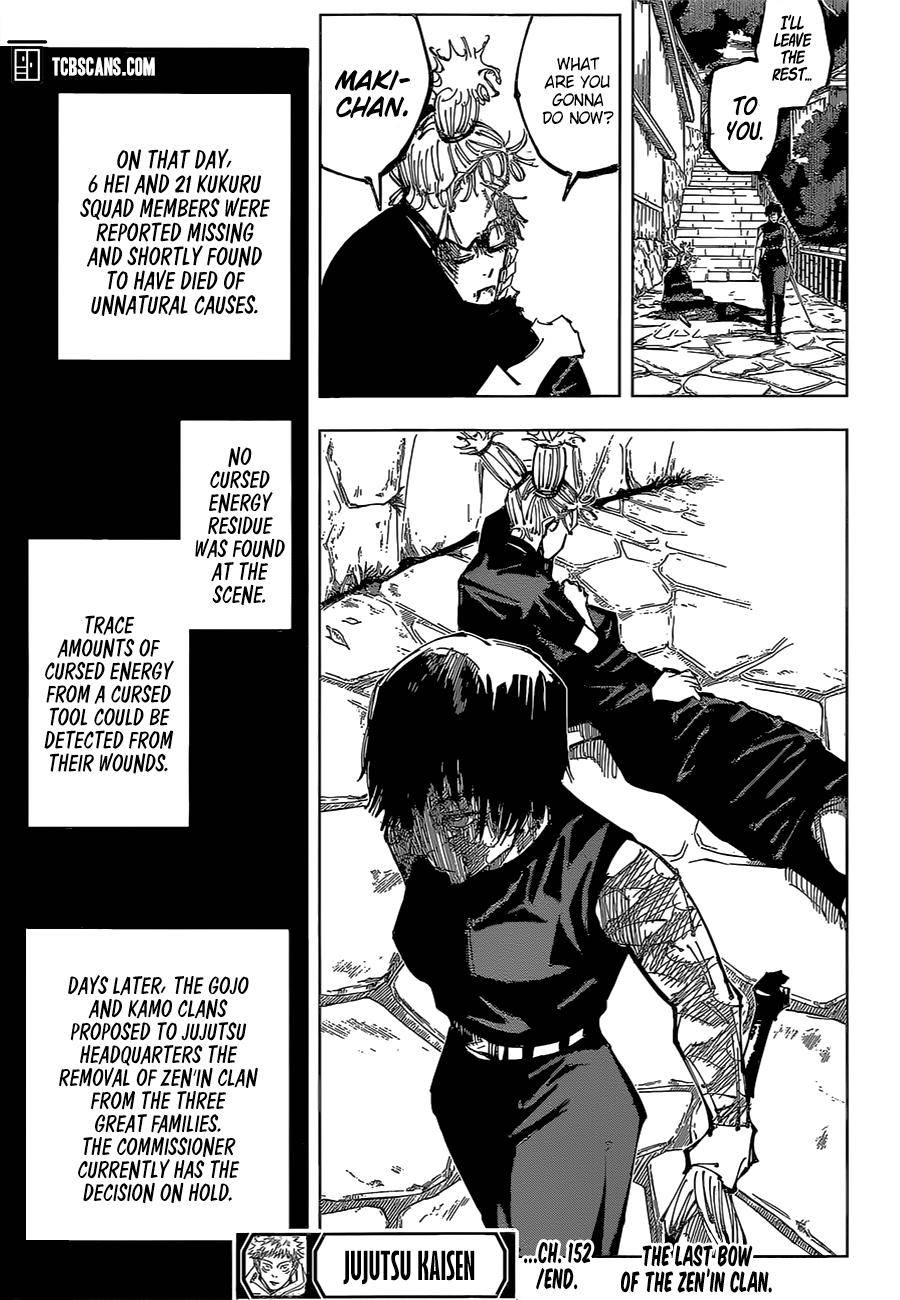 Jujutsu Kaisen Chapter 152 10